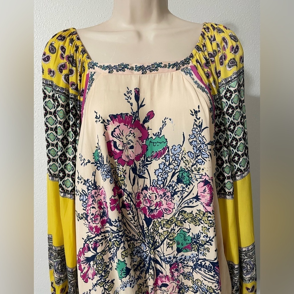 Free People Positano Print Blouse Small - Picture 8 of 14